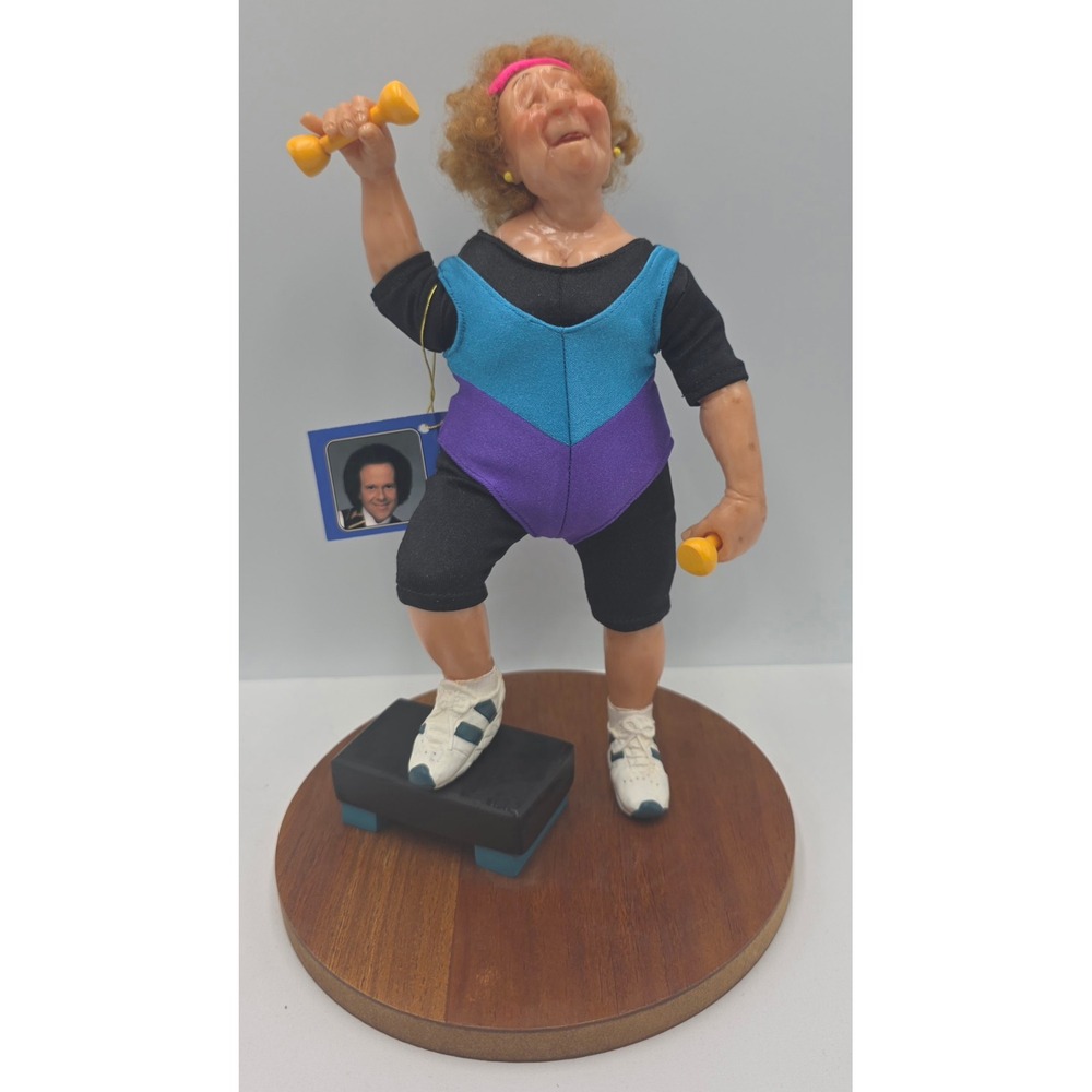 Vintage Richard Simmons Fern Doll Nana's Family Aerobics Figure CoA Box